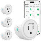 GHome Smart Plug, WiFi Smart Plugs that Work with Alexa and Google Home