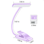 Gritin 19 LED Rechargeable Book Light for Reading in Bed