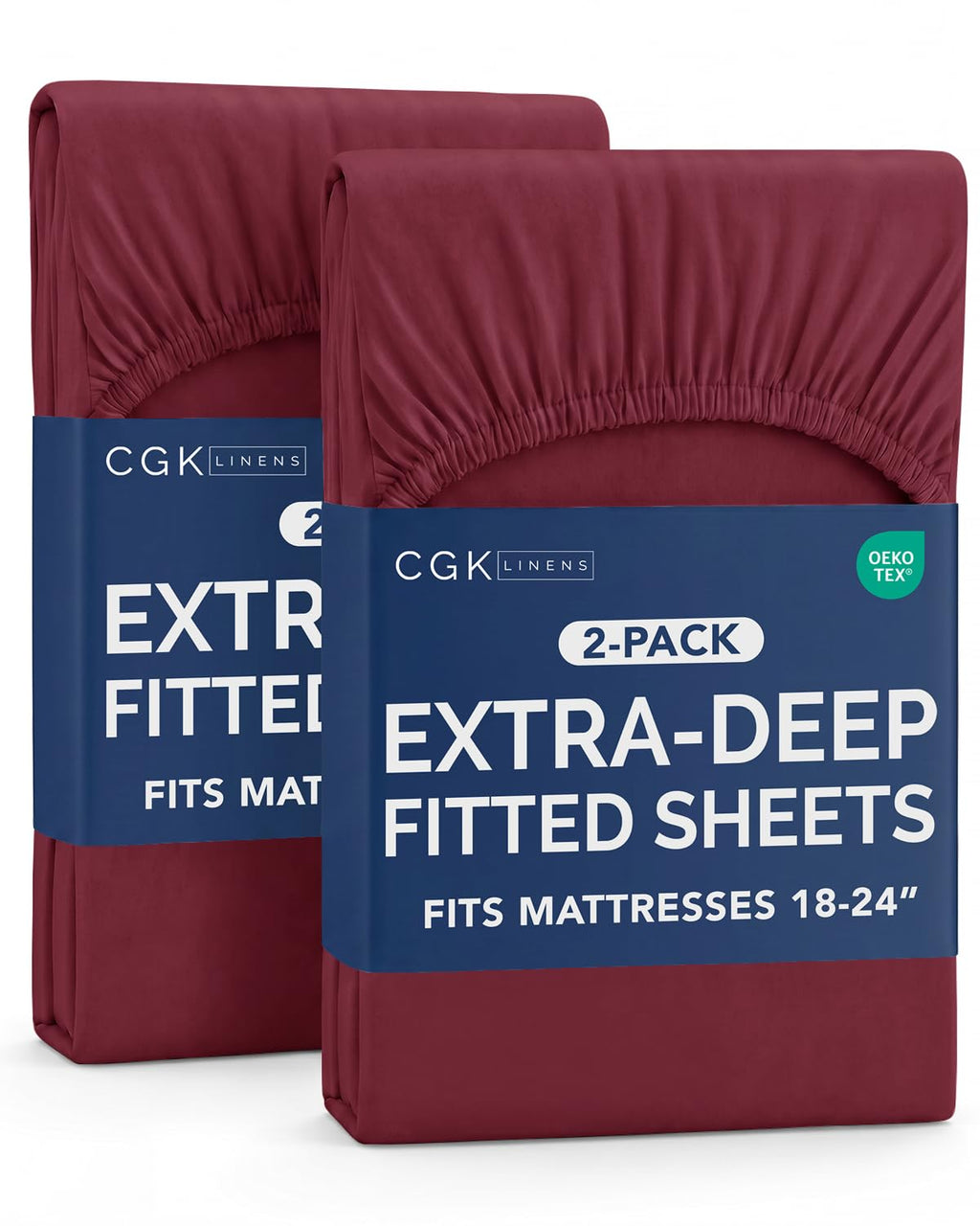 CGK Extra Deep Queen Single Fitted Sheet Only - Dark Grey