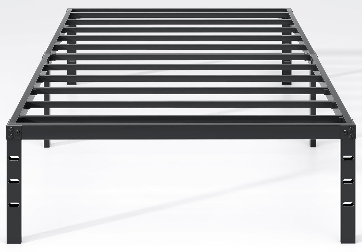 NEW JETO Metal Bed Frame,Queen Size Bed Frame with Storage Space,14 Inch