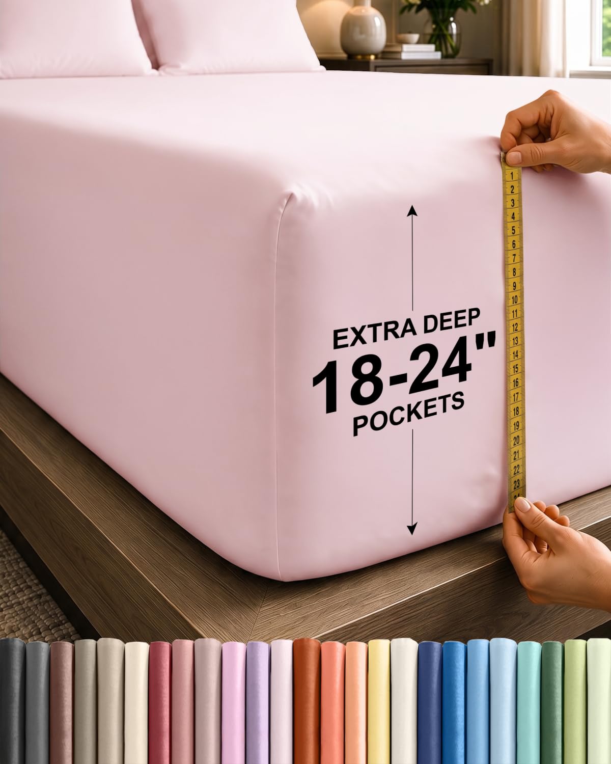 CGK Extra Deep Queen Single Fitted Sheet Only - Dark Grey