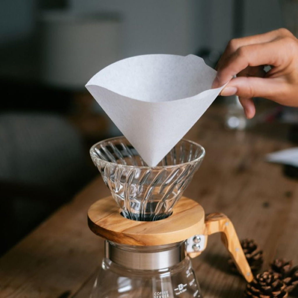Hario V60 Paper Coffee Filter, Size 02, Natural, 200ct