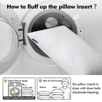 MIULEE 16x36 Inch Throw Pillow Insert for Couch Sofa Bed