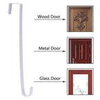 Sattiyrch 15" Wreath Hanger for Front Door, Over the Door Wreath Hook