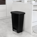 Glad Trash Can with Clorox Odor Protection | Plastic Bin, 13 Gal, Black