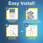 Filtrete 20x25x4 Air Filter, MERV 12, MPR 1550, 2 HVAC Filters