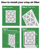 TRIGHTFILTERS 14x20x1 Air Filter 4 Pack, MERV 8 Filter Replacement