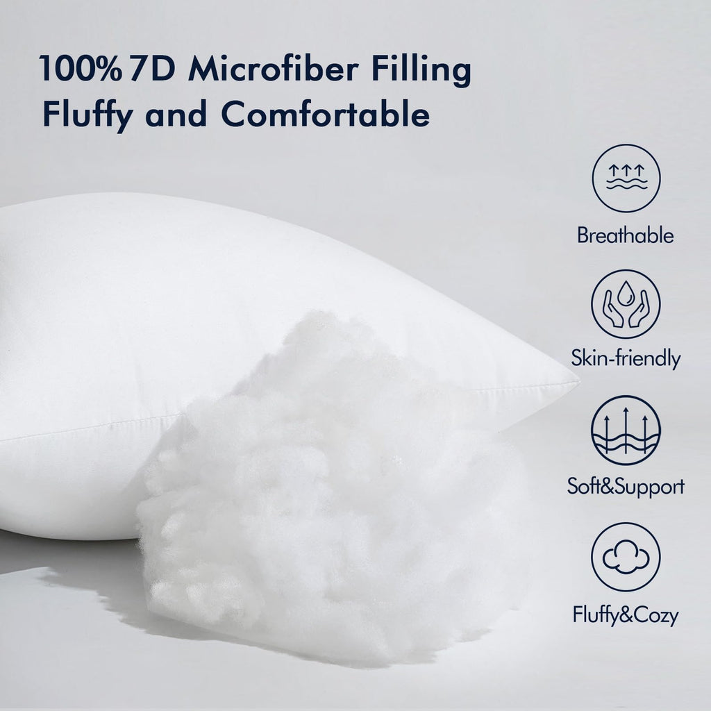 MIULEE 16x36 Inch Throw Pillow Insert for Couch Sofa Bed