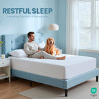 Waterproof Twin Size Mattress Protector fits upto 15" deep Mattresses