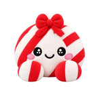 Plush Stuffed Dumpling Squishies, 3.94" Big Rainbow Squishes with Steamer