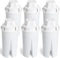 Amazon Basics Enhanced Water Filter, Brita Filter Replacement, 6-Pack