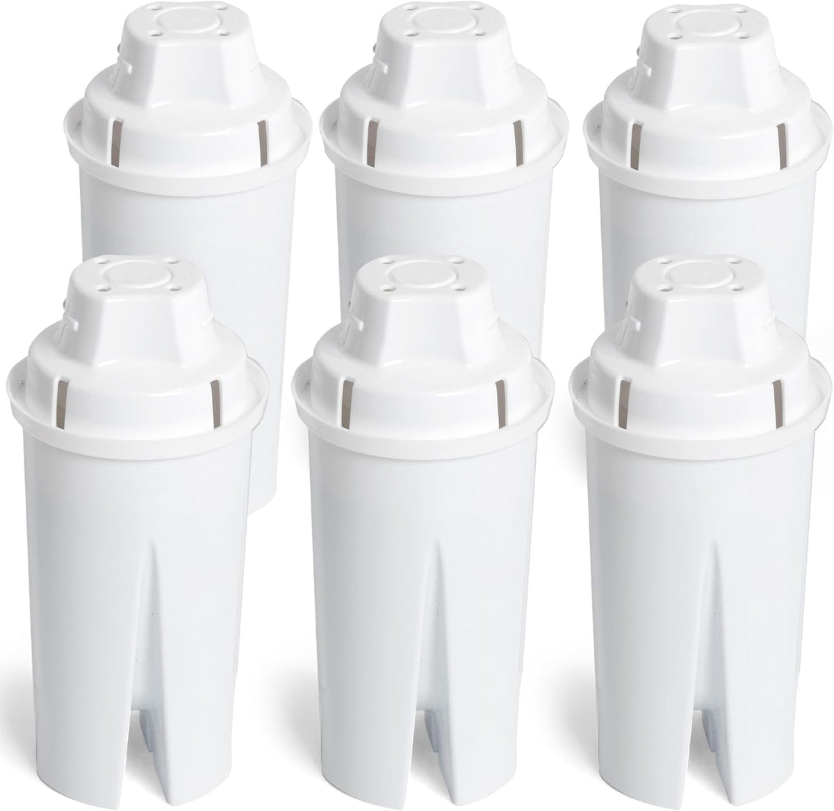 Amazon Basics Enhanced Water Filter, Brita Filter Replacement, 6-Pack