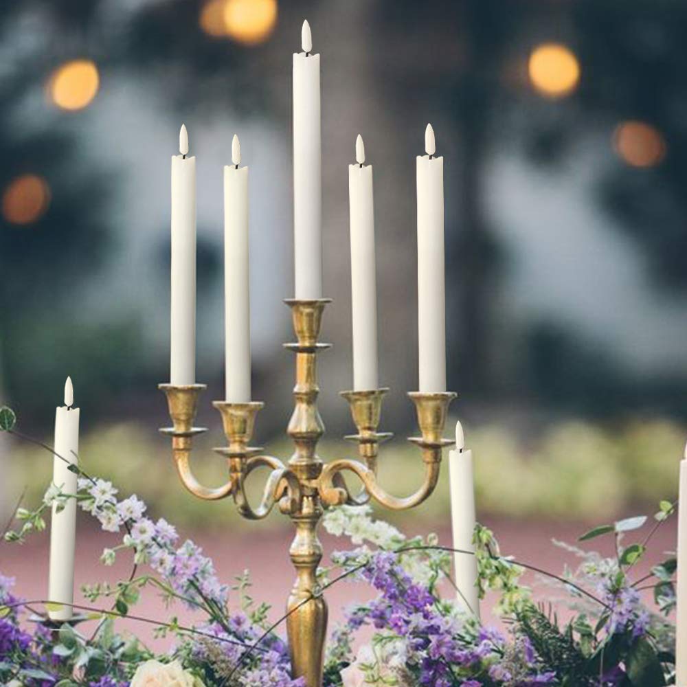 GenSwin 10.8" Flameless Floating Candles Wand Halloween Decorations