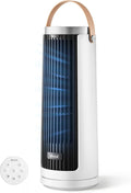 Levoit Tower Fan for Bedroom, 20dB Quiet Desk Fan, Easy to Carry & Plug-in