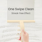 dancemoon JustHang Shower Squeegee with Built-in Hook, 10-Inch Black