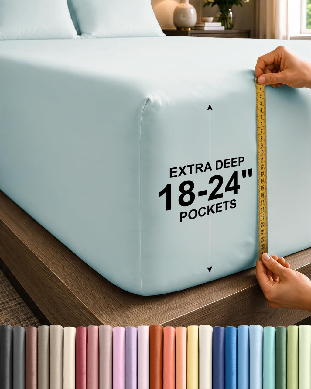 CGK Extra Deep Queen Single Fitted Sheet Only - Dark Grey
