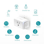 Kasa Smart Plug HS103P2, Wi-Fi Outlet Works with Alexa, 2-Pack