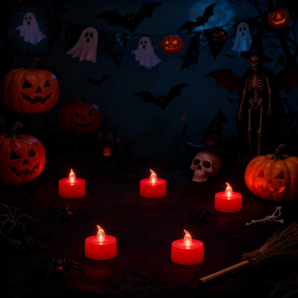 KOABY 12/24/50/100/200/400 Pack LED Tea Lights
