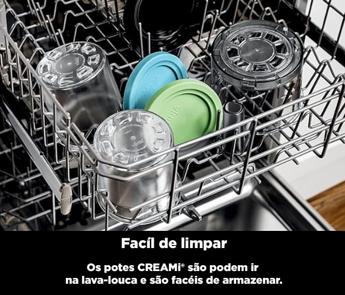 Ninja® CREAMi® Original Pints 4 Pack with Storage Lids, XSKPLD4BCD