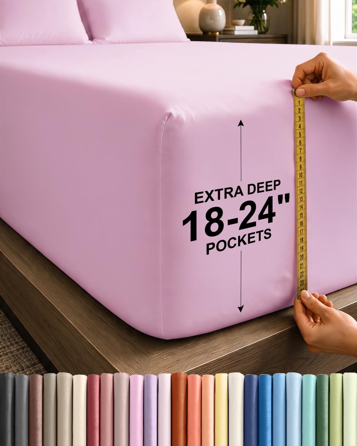 CGK Extra Deep Queen Single Fitted Sheet Only - Dark Grey