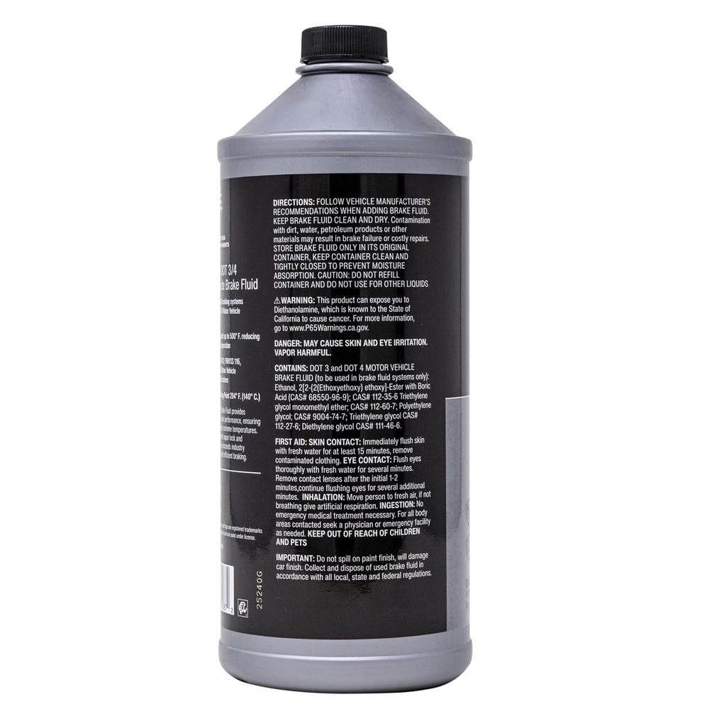 Valvoline DOT 3 & 4 Synthetic Brake Fluid, 32 oz