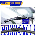3 Wipers Fits Subaru Forester 2012-2018 Outback 2015-2019 Wiper Blades