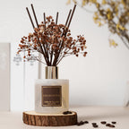 COCORRÍNA Reed Diffuser - Apple Cider 3.38 fl oz Reed Diffuser for Bedroom Bathroom Home Décor