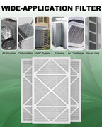TRIGHTFILTERS 14x20x1 Air Filter 4 Pack, MERV 8 Filter Replacement