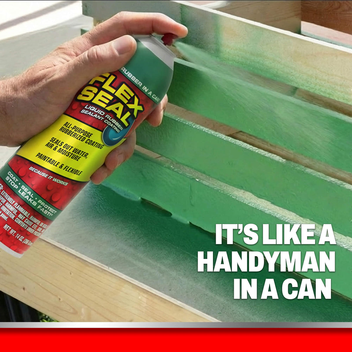 Flex Seal Spray Rubber Sealant Coating, Waterproof, Clear, 17 oz, 2-Pack