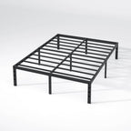 NEW JETO Metal Bed Frame,Queen Size Bed Frame with Storage Space,14 Inch