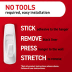 Command Large Utility Hooks, 7-Hooks, 12-Strips, Organize Damage-Free