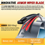AUTOBOO 26" and 18" Windshield Wipers Blades (Pack Of 2)