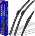 3 Wipers Fits Subaru Forester 2012-2018 Outback 2015-2019 Wiper Blades