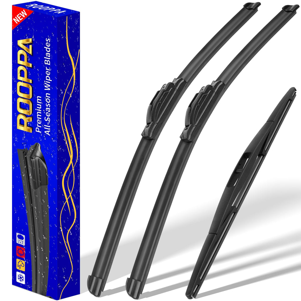 3 Wipers Fits Subaru Forester 2012-2018 Outback 2015-2019 Wiper Blades