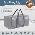 6 Pack Extra Heavy Duty Large Moving Bags with Strong Zipper, Dark Blue