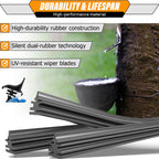 AUTOBOO Windshield Wiper Blade Replacement for Toyota RAV4 Mazda 5