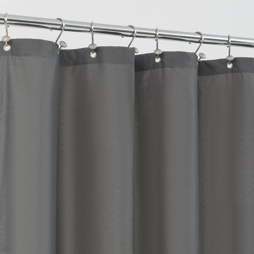 ALYVIA SPRING Waterproof Fabric Shower Curtain or Liner White, 72x72