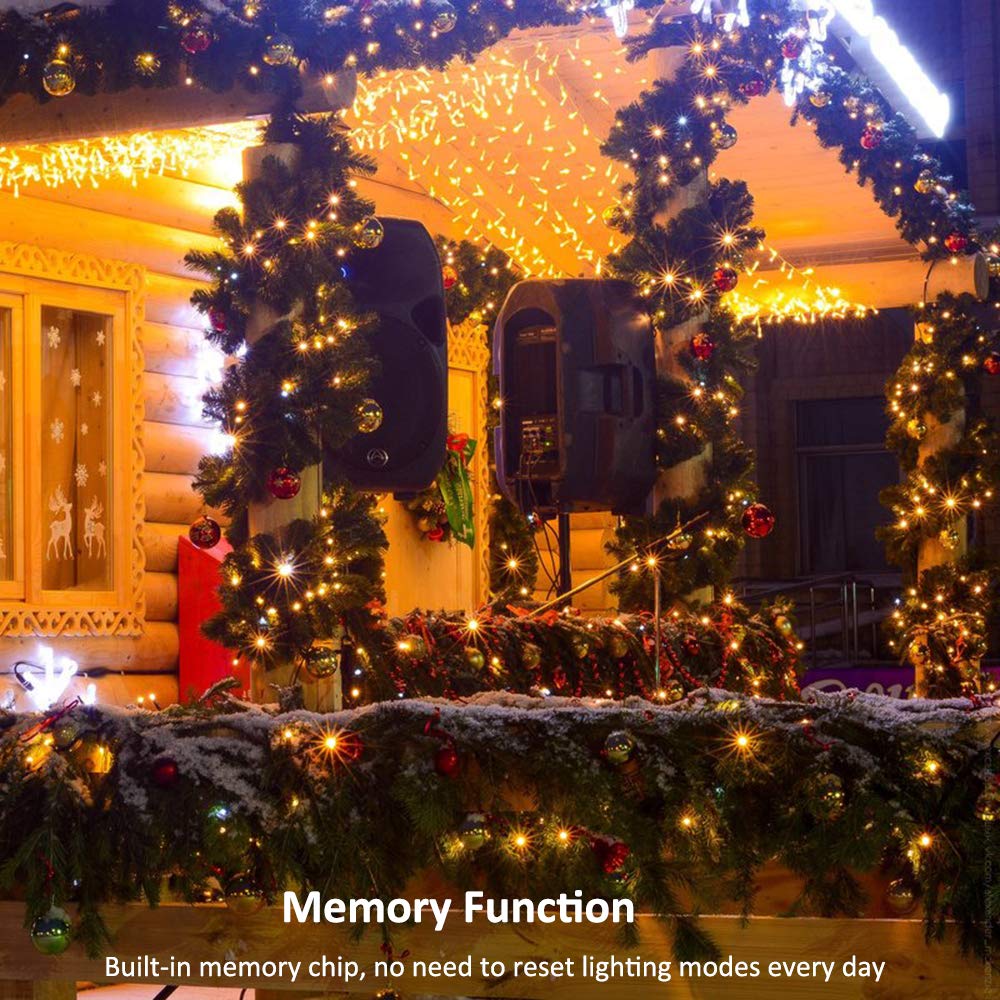 Brizled LED Halloween Lights Indoor Outdoor Orange & Purple String Light