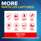Filtrete 16x25x1 Air Filter, MERV 11, MPR 1000, 4 HVAC Filters