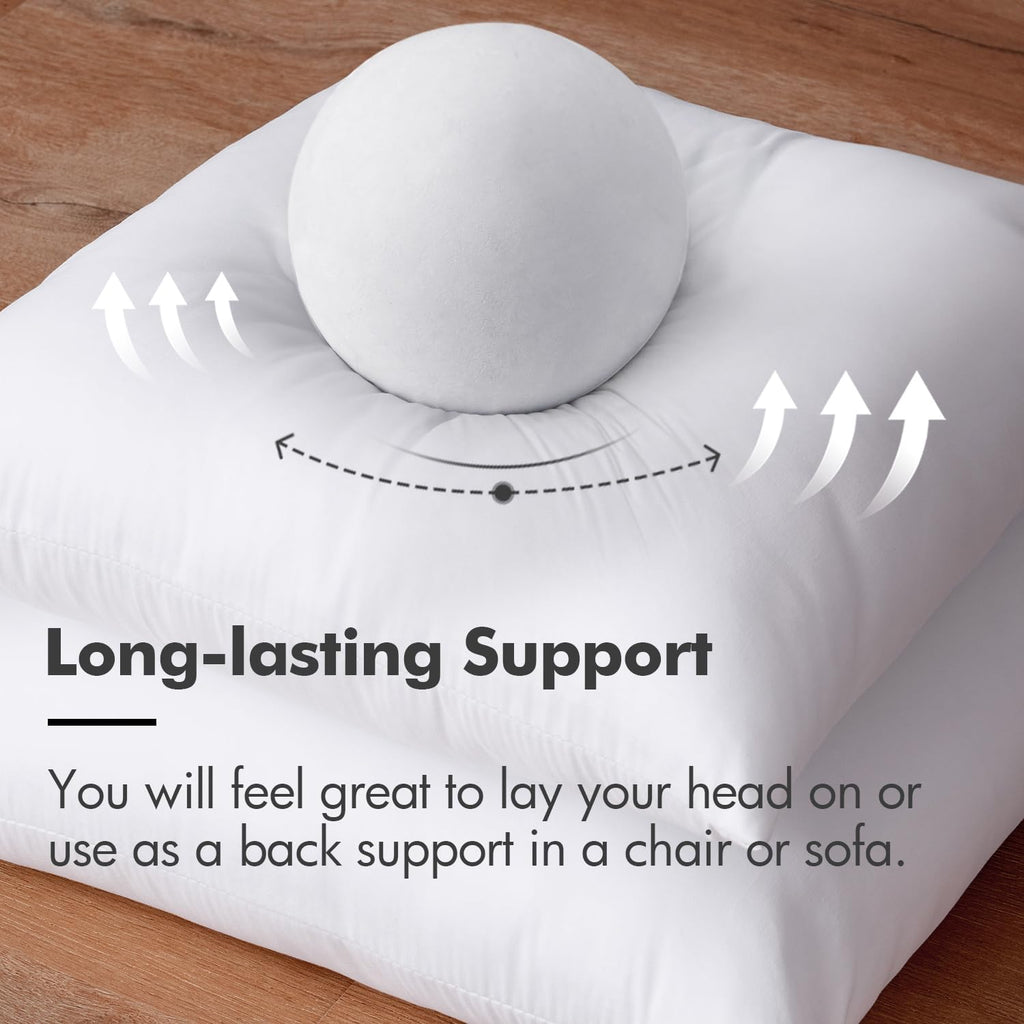 MIULEE 16x36 Inch Throw Pillow Insert for Couch Sofa Bed