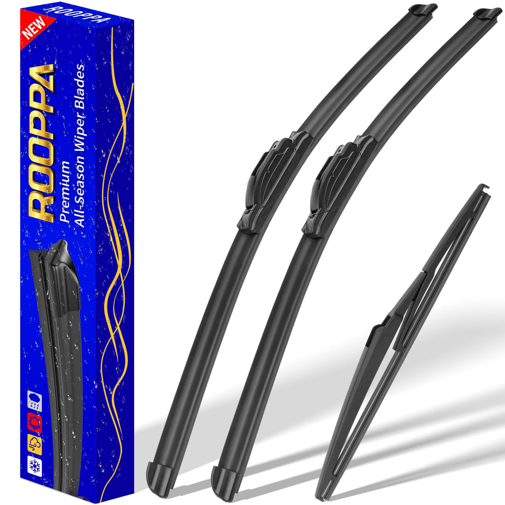 3 Wipers Fits Subaru Forester 2012-2018 Outback 2015-2019 Wiper Blades