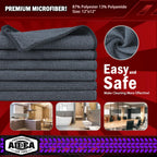 AIDEA Microfiber Cleaning Cloth-50PK, Microfiber Towels for Cars, 12"×12"