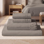 Mellanni Iconic 4-Piece Bed Sheet Set, 16" Deep Pocket (Queen, White)