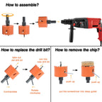 3 inch Hole Saw for Wood, Metal, Plastic & Drywall, with Arbor