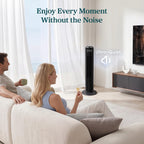 Levoit Tower Fan for Bedroom, 20dB Quiet Desk Fan, Easy to Carry & Plug-in