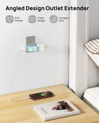 TROND Multi Plug Outlet Extender 2 Pack, Outlet Splitter for Bathroom