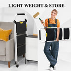 HBTower Step Ladder, Folding Step Stool with Wide Anti-Slip Pedal