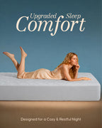Twin Mattress Pad, Quilted Mattress Protector Topper fits 16" Deep Pocket
