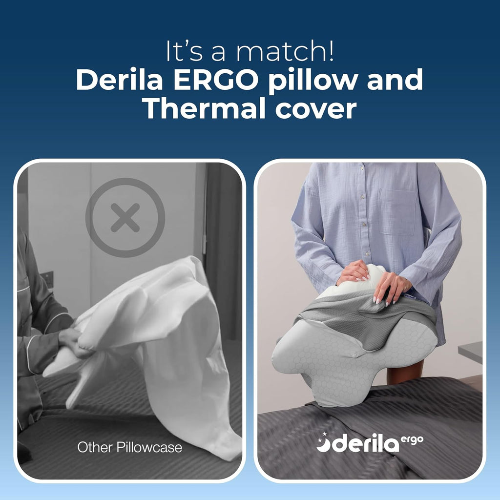 Derila Ergo Thermal Pillow Cover for Cervical Neck Pillow