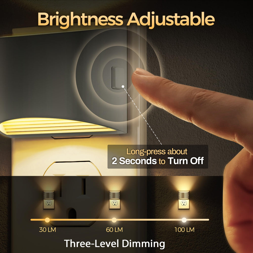 DORESshop Night Light, Night Lights Plug into Wall, Adjustable, 3000K
